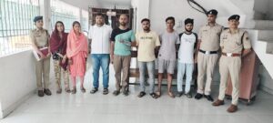दुर्ग में साइबर ठगी के आरोपी गिरफ्तार